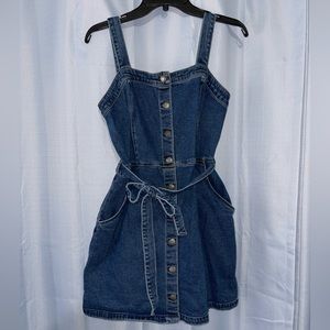 Hollister Women’s Denim Waist Tie Dress